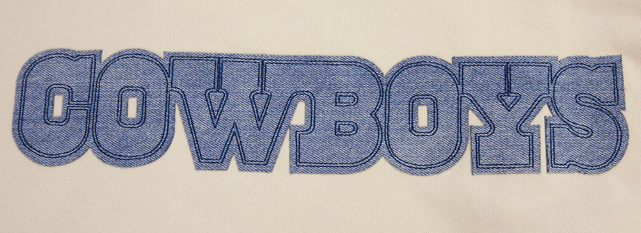Pro Standard Cowboys Pullover Hoodie Image 8 of 8. Tap to open photo gallery.