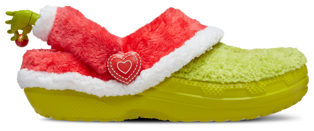 Crocs Grinch Classic Lined Clogs  Image 1 of 8. Tap to open photo gallery.