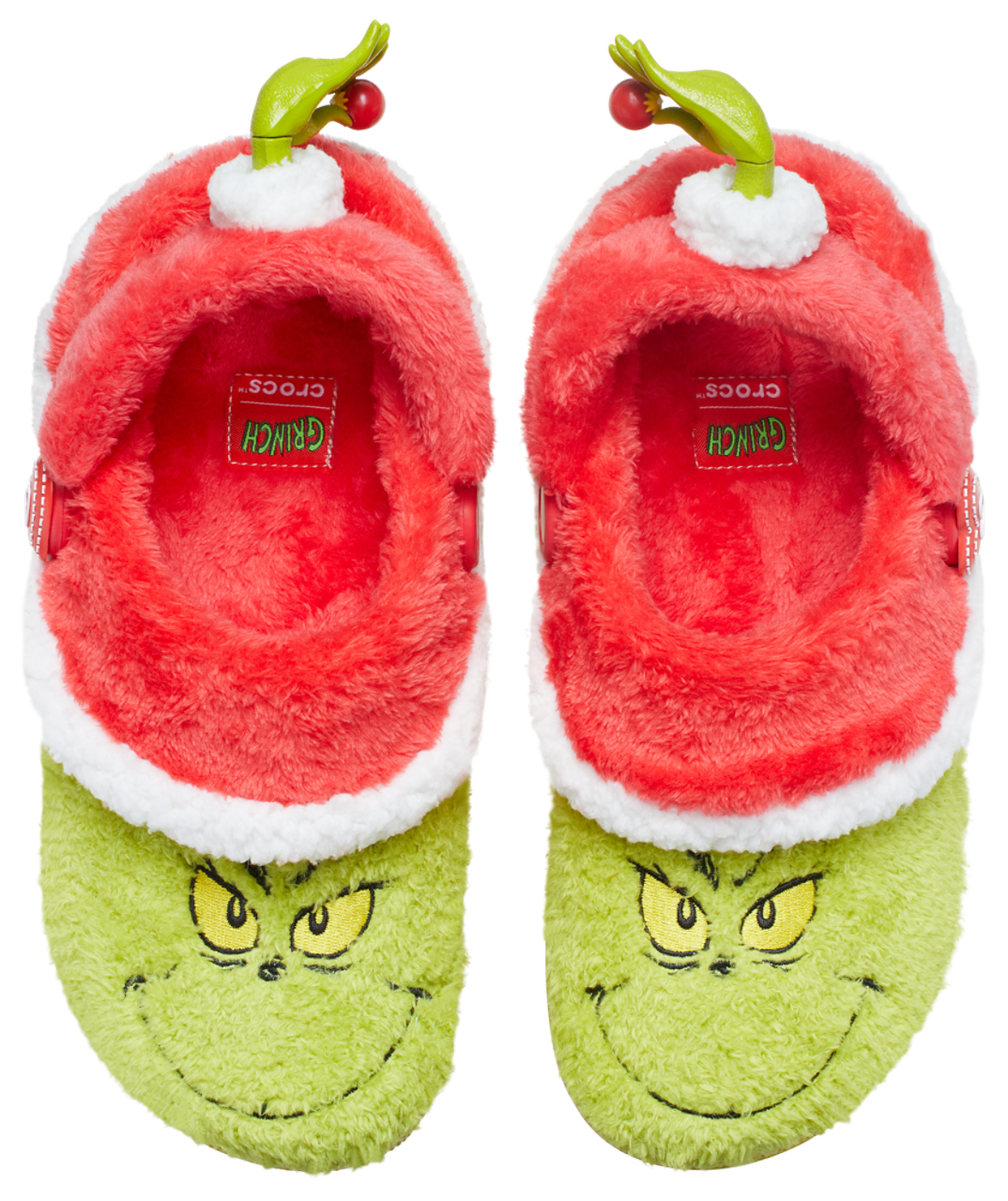 Crocs Grinch Classic Lined Clogs  Image 4 of 8. Tap to open photo gallery.