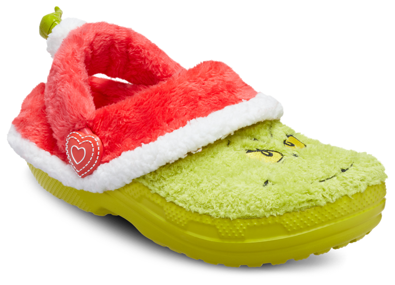 Crocs Grinch Classic Lined Clogs  Image 6 of 8. Tap to open photo gallery.