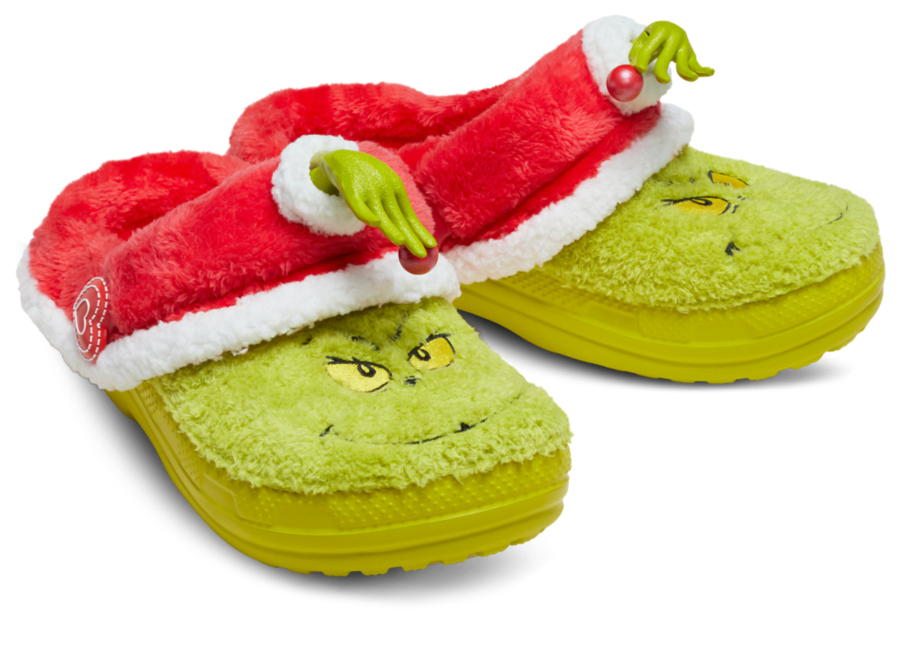 Crocs Grinch Classic Lined Clogs  Image 7 of 8. Tap to open photo gallery.