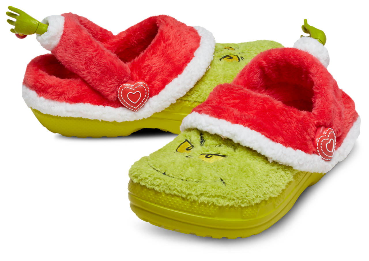 Crocs Grinch Classic Lined Clogs  Image 8 of 8. Tap to open photo gallery.