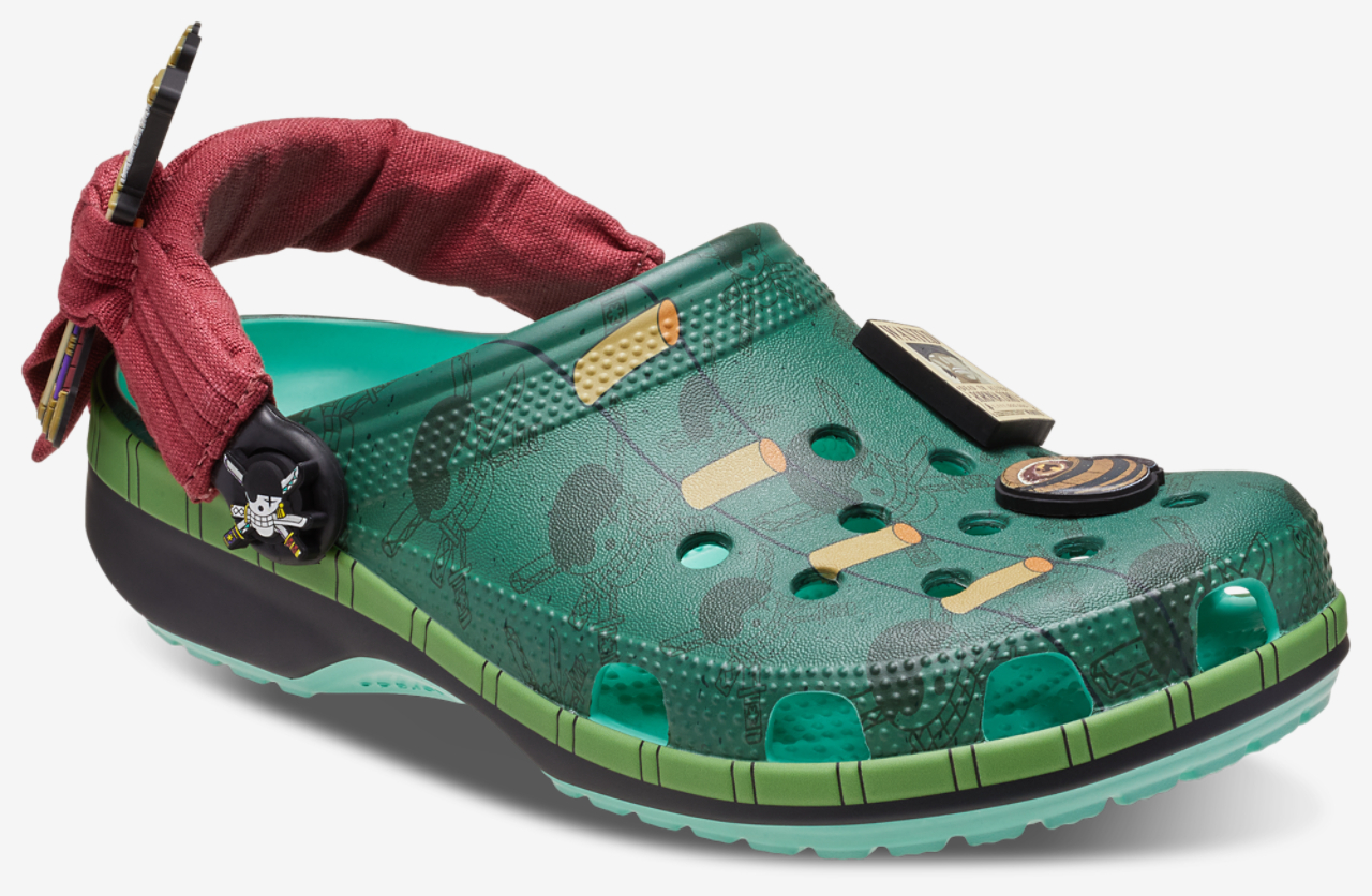 Crocs ONE PIECE Zoro Classic Clogs Image 6 of 7. Tap to open photo gallery.