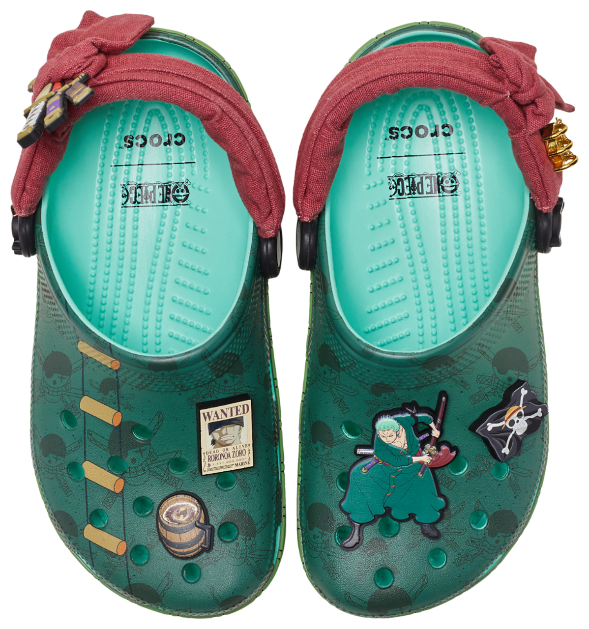 Crocs ONE PIECE Zoro Classic Clogs  Image 1 of 7. Tap to open photo gallery.