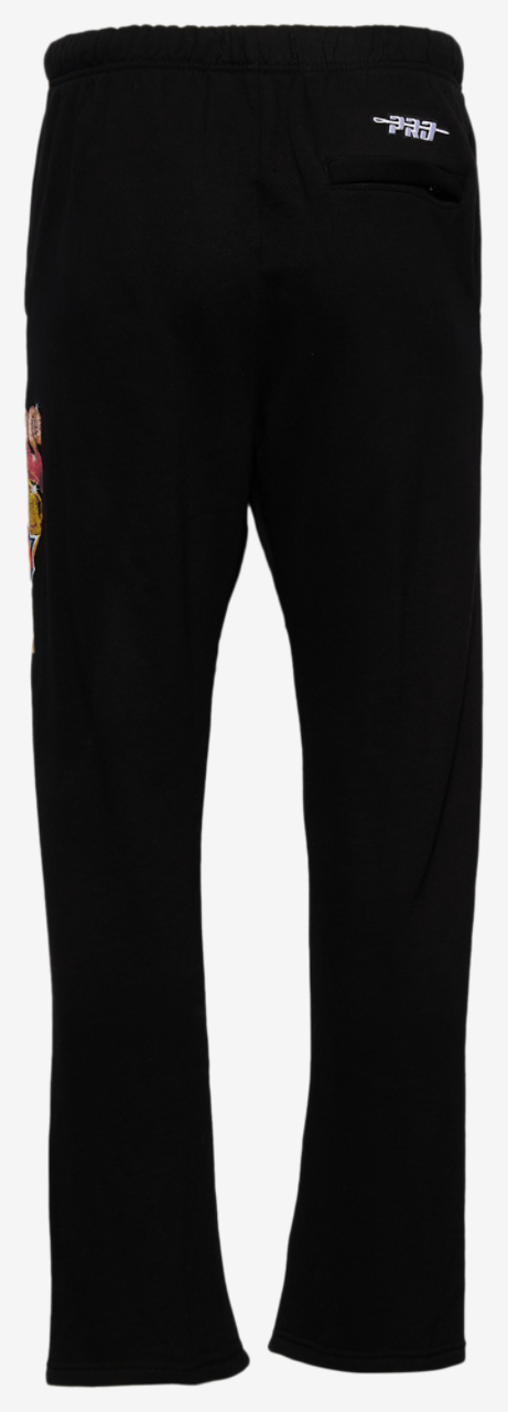 Pro Standard Knicks Gold Hoops Straight Leg Sweatpants Image 2 of 2. Tap to open photo gallery.