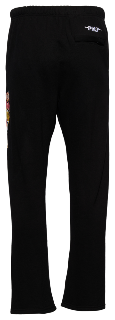 Pro Standard Knicks Gold Hoops Straight Leg Sweatpants Image 2 of 2. Tap to open photo gallery.