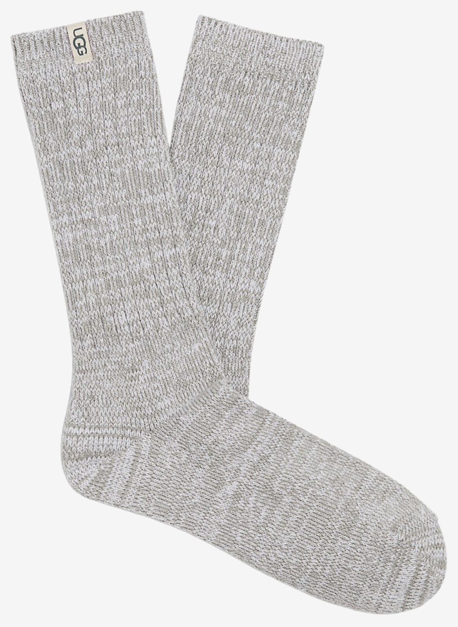 UGG Rib Knit Slouchy Crew Socks Image 1 of 1. Tap to open photo gallery.