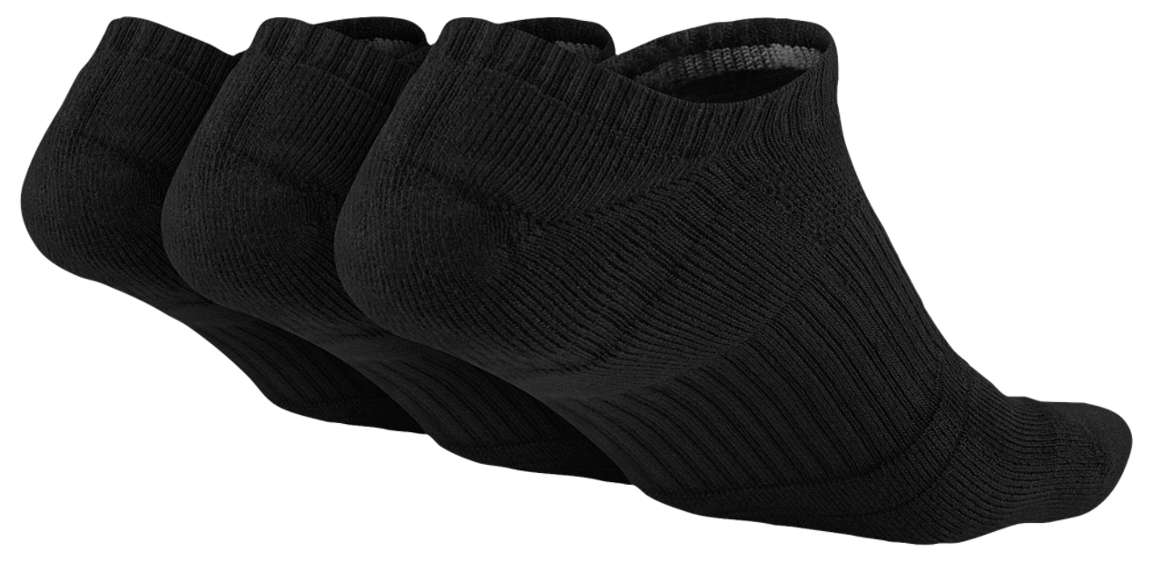 Nike 3PK Dri-FIT 1/2 Cushion No Show Socks Image 1 of 2. Tap to open photo gallery.
