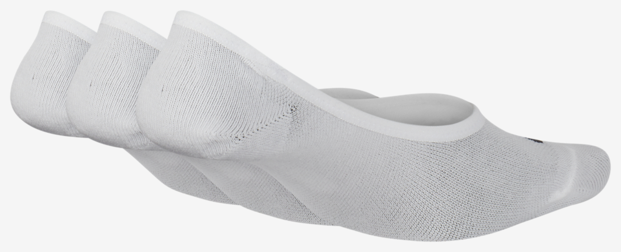 Nike 3PK Studio Lightweight Footie Image 2 of 2. Tap to open photo gallery.