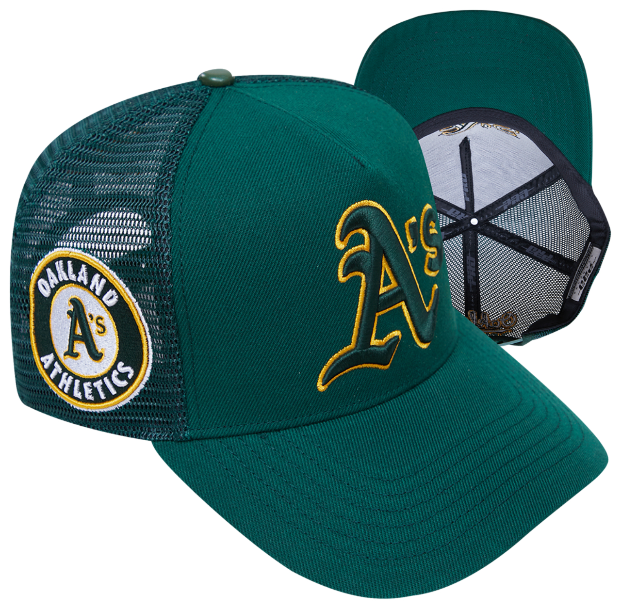 Pro Standard A's  Classic Pinch Front Trucker Image 1 of 6. Tap to open photo gallery.