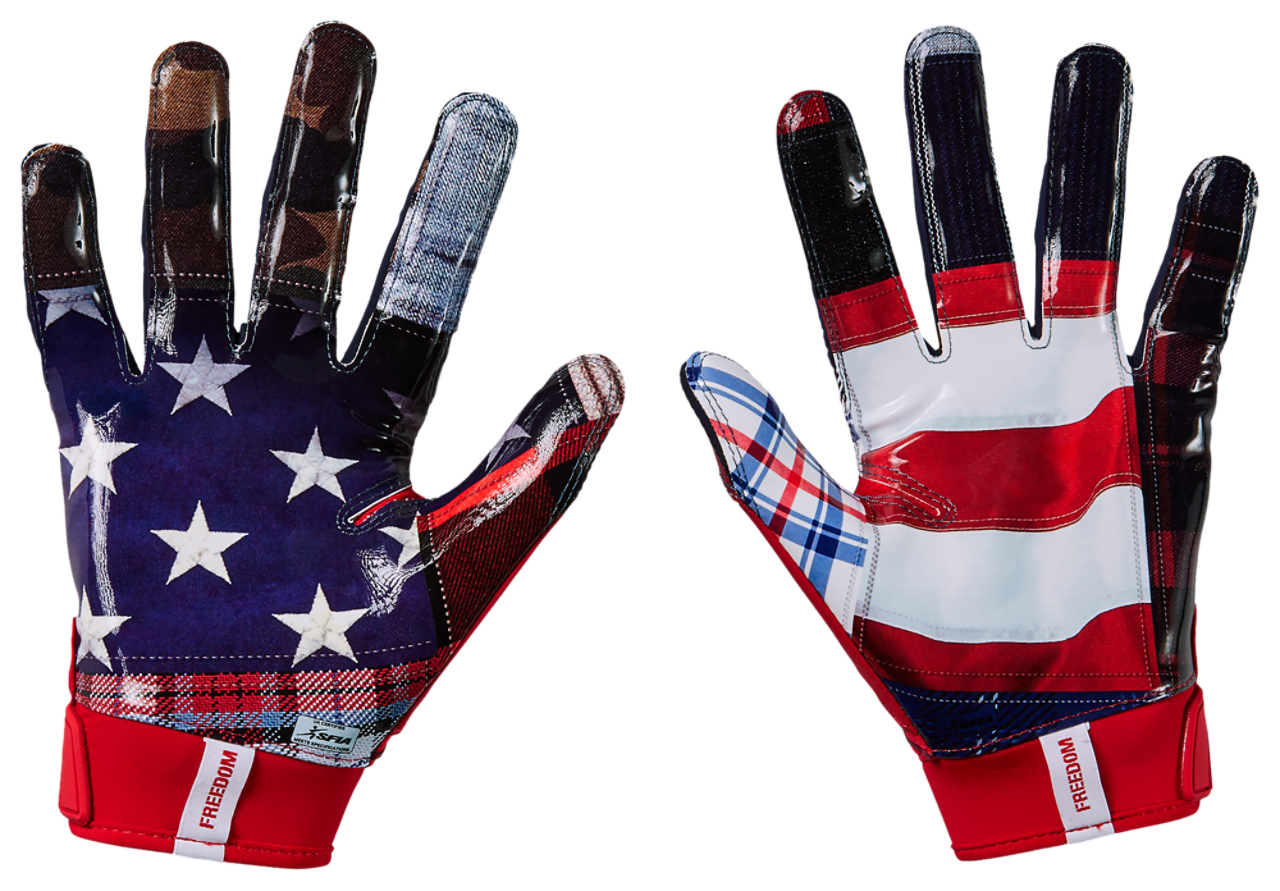 Under Armour Blur LE Receiver Gloves Image 3 of 3. Tap to open photo gallery.