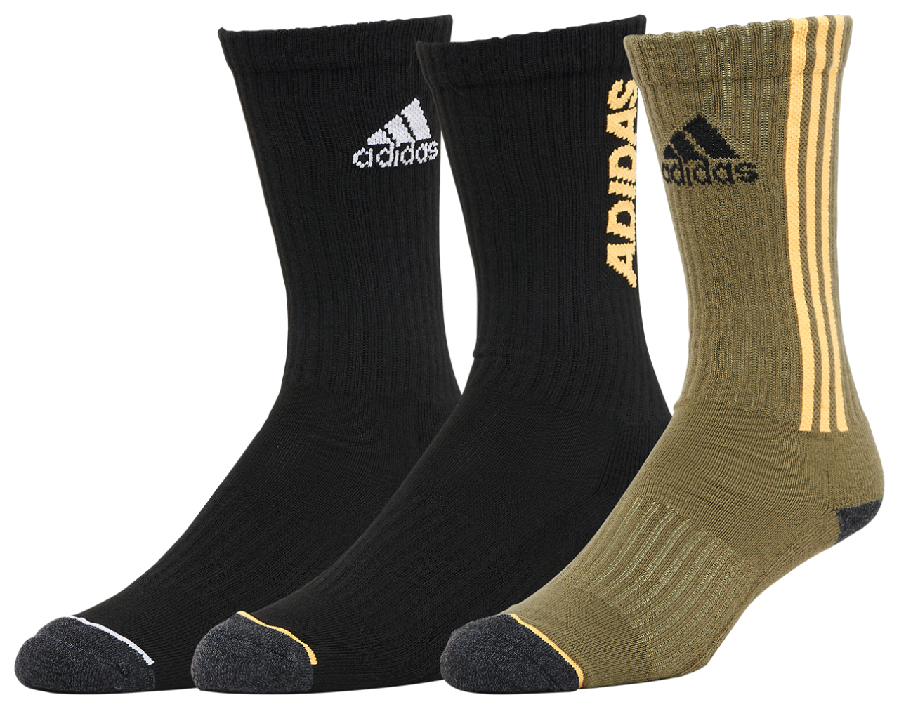 adidas Tiro 3-Pack Crew Socks Image 1 of 4. Tap to open photo gallery.