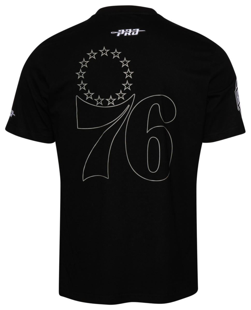 Pro Standard Philadelphia 76ers Black Cat S/S Flex T-Shirt - Men's