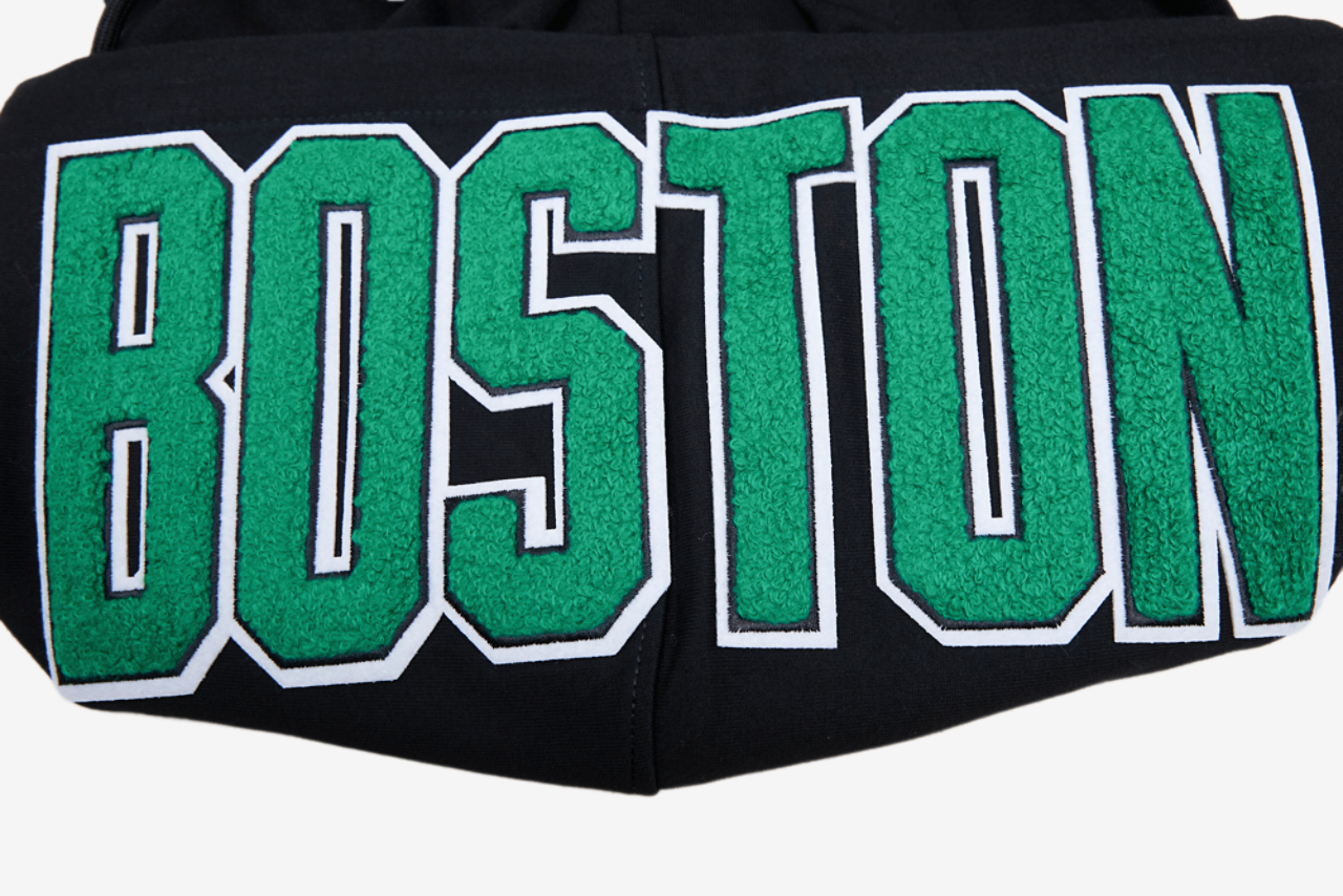 Pro Standard Celtics Pullover Hoodie Image 6 of 8. Tap to open photo gallery.