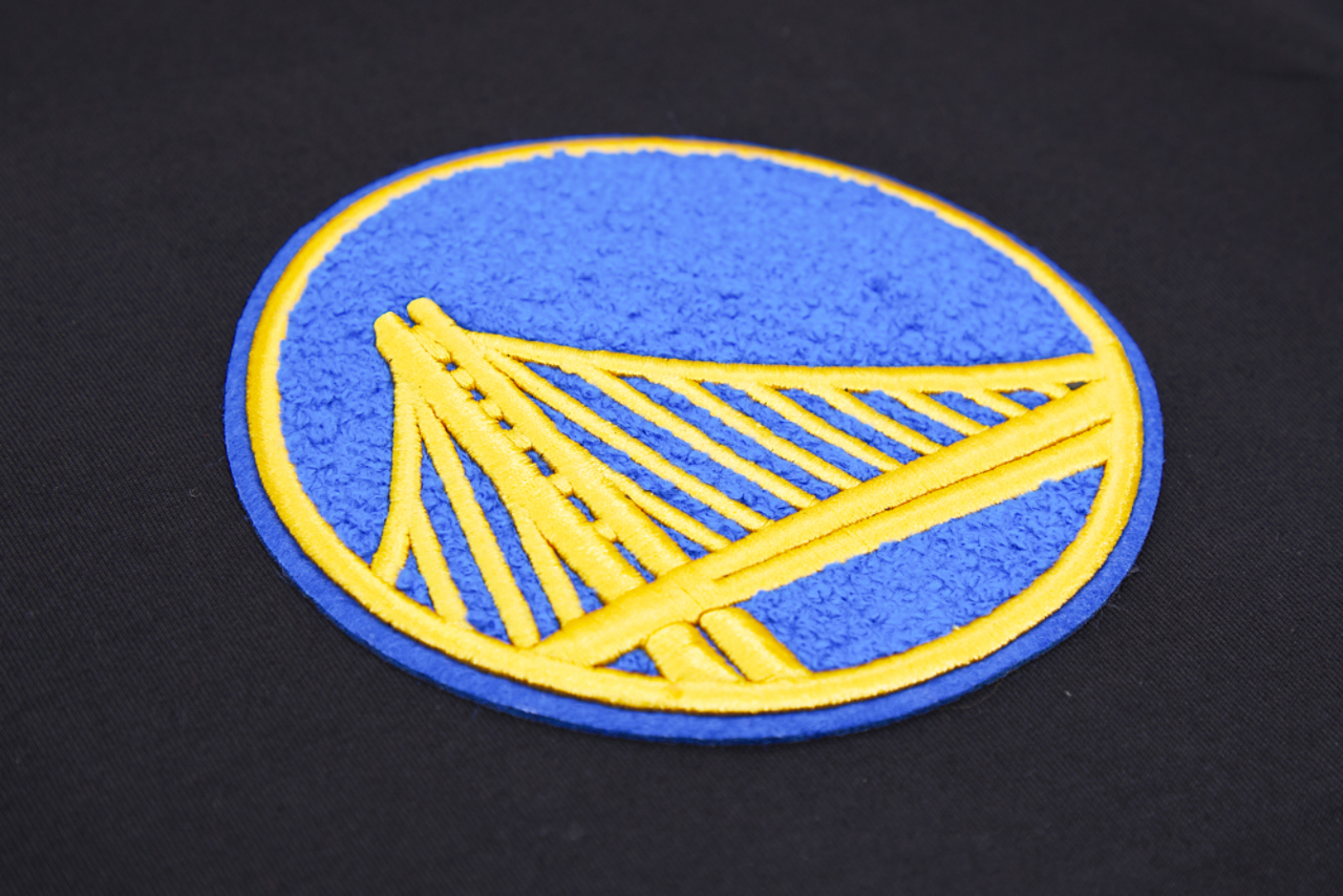 Pro Standard Warriors Pullover Hoodie Image 7 of 9. Tap to open photo gallery.