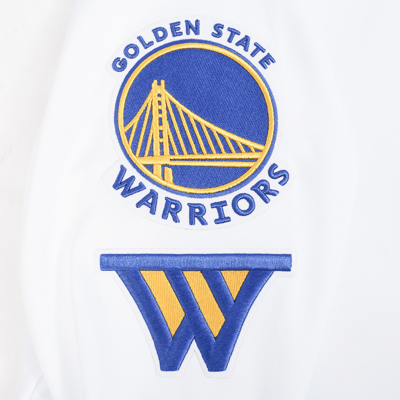 Pro Standard Warriors Pullover Hoodie Image 6 of 7. Tap to open photo gallery.
