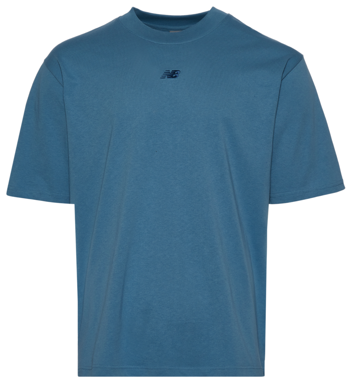 New Balance Oversized Center Chest Emblem Tonal T-Shirt Image 1 of 1. Tap to open photo gallery.