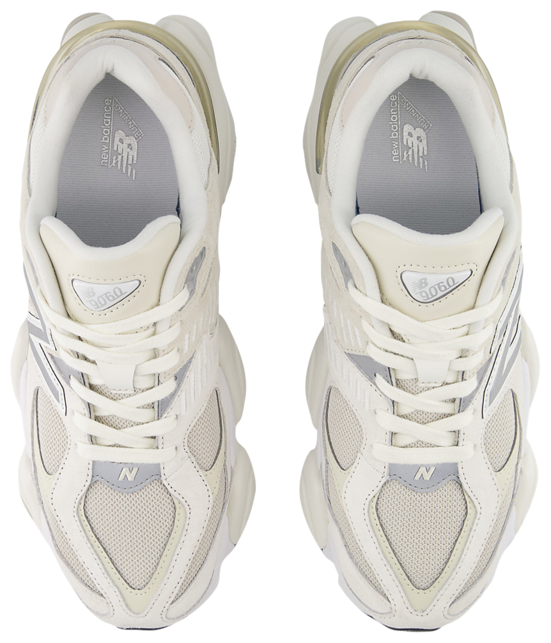 New Balance U9060ECA 23cm☆ New Balance 9060 Sea Salt Concrete Silver Metallic U9060ECA