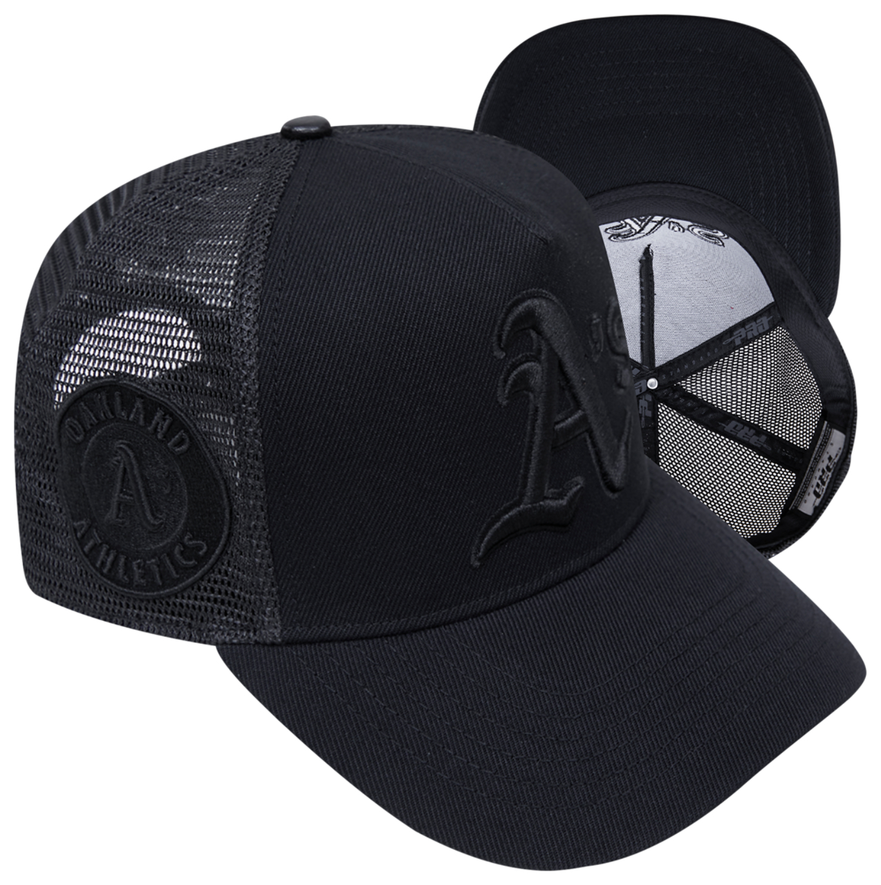 Pro Standard A's  Classic Pinch Front Trucker Image 1 of 6. Tap to open photo gallery.