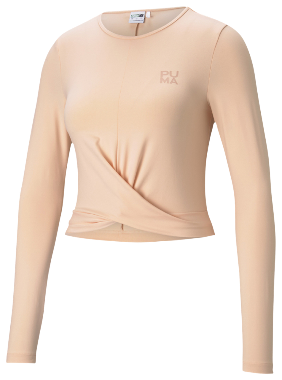 PUMA Infuse Longsleeve Knot Top Image 1 of 2. Tap to open photo gallery.