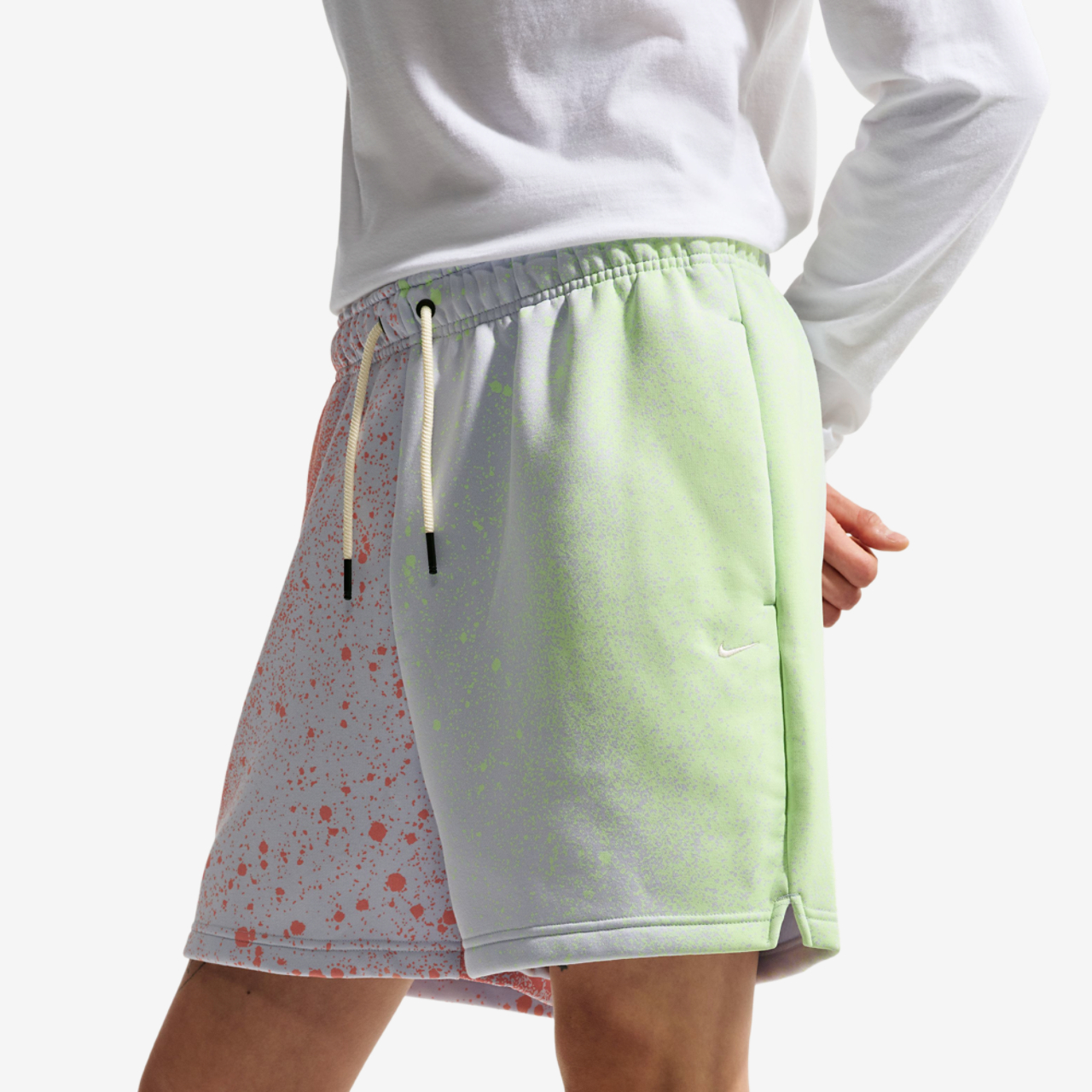 Nike Hours TF Standard Issue Fleece 5" Shorts Image 2 of 3. Tap to open photo gallery.