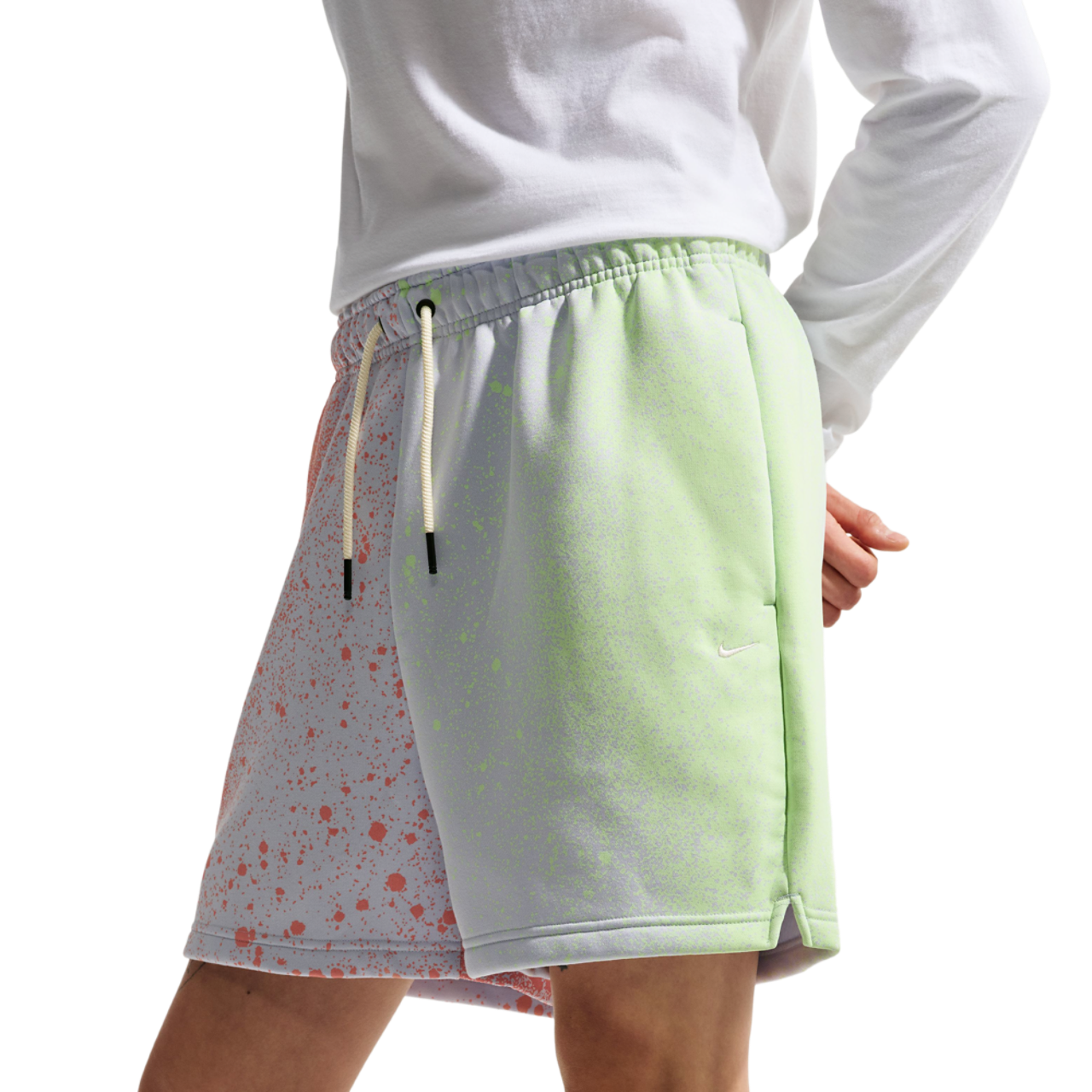 Nike Hours TF Standard Issue Fleece 5" Shorts Image 2 of 3. Tap to open photo gallery.