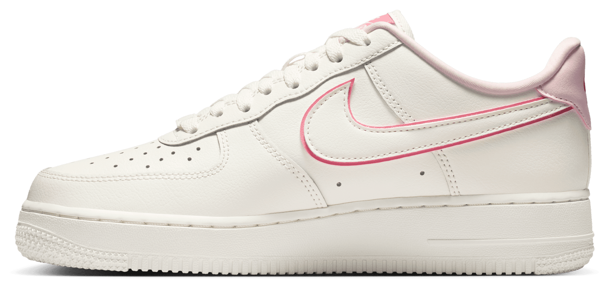 Nike Air Force 1 Low '07 - Pink/White - Image 2