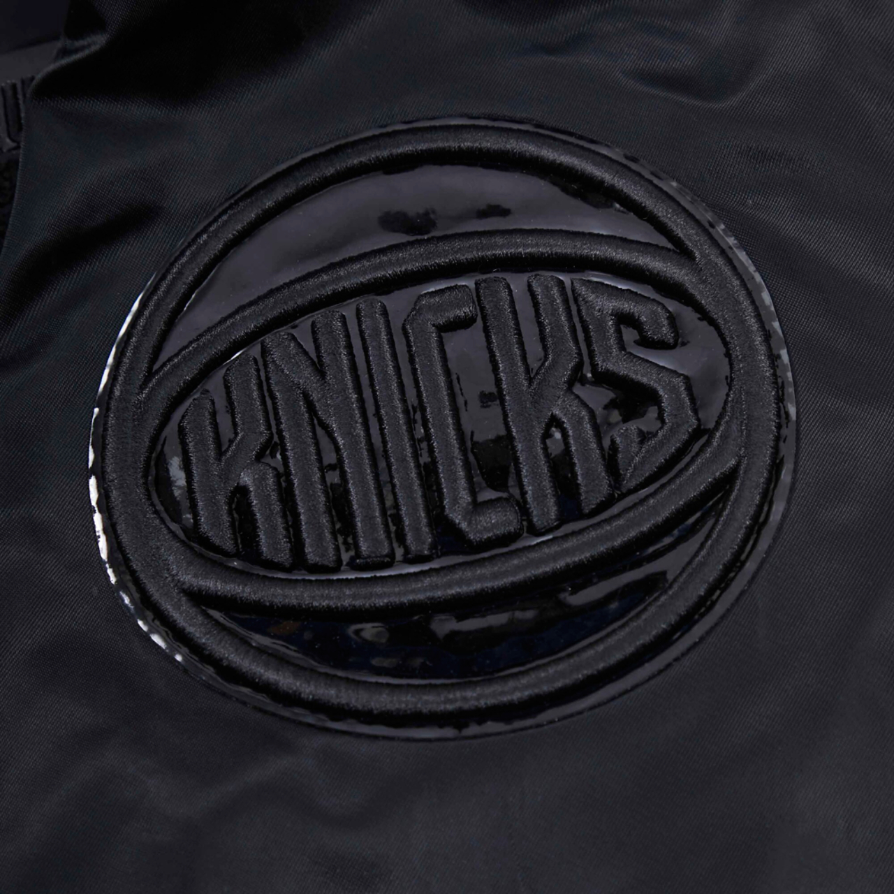 Pro Standard NEW YORK KNICKS SATIN JACKET Image 8 of 8. Tap to open photo gallery.