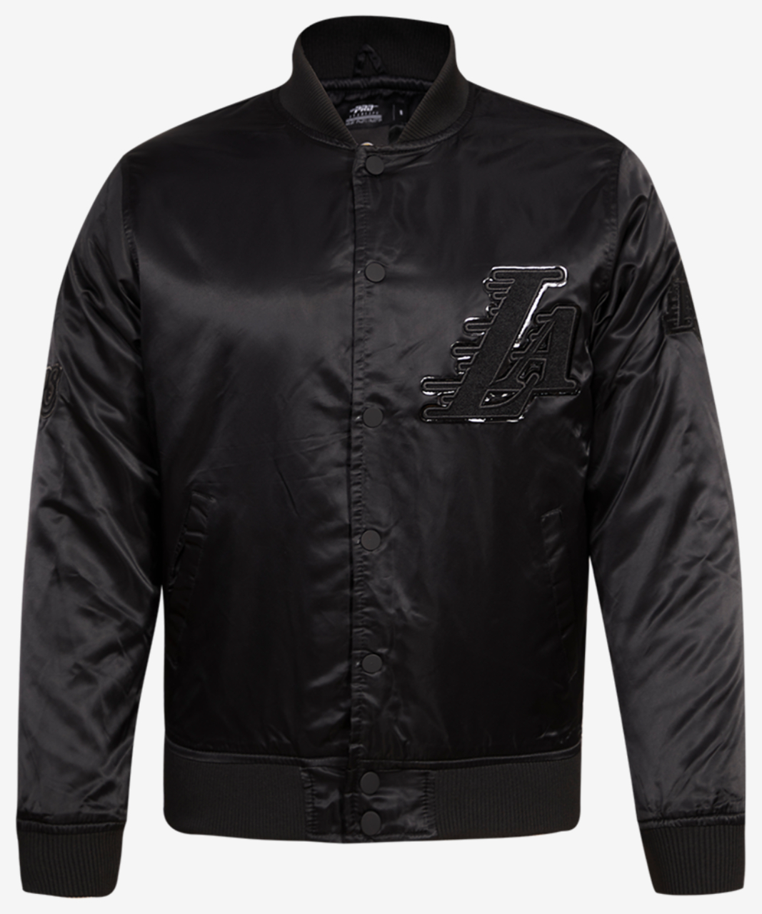 Pro Standard Lakers Big Logo Satin Jacket Image 1 of 4. Tap to open photo gallery.