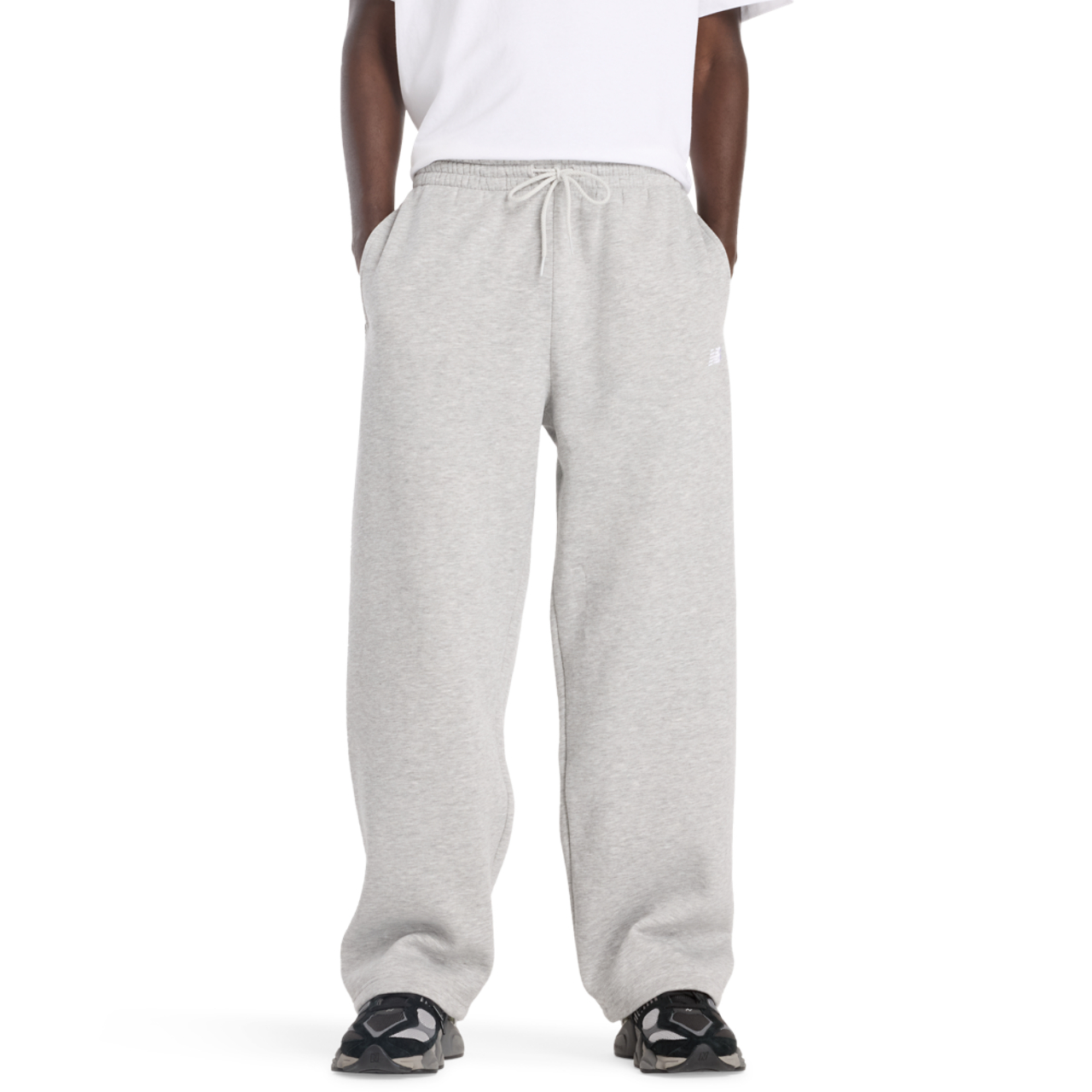 New Balance Sport Essentials Open Hem Fleece Pants Image 1 of 6. Tap to open photo gallery.