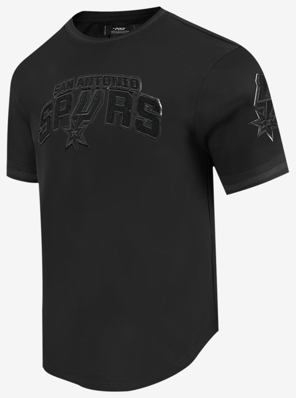 Pro Standard SPURS TRIPLE BLACK DK TEE Image 3 of 7. Tap to open photo gallery.