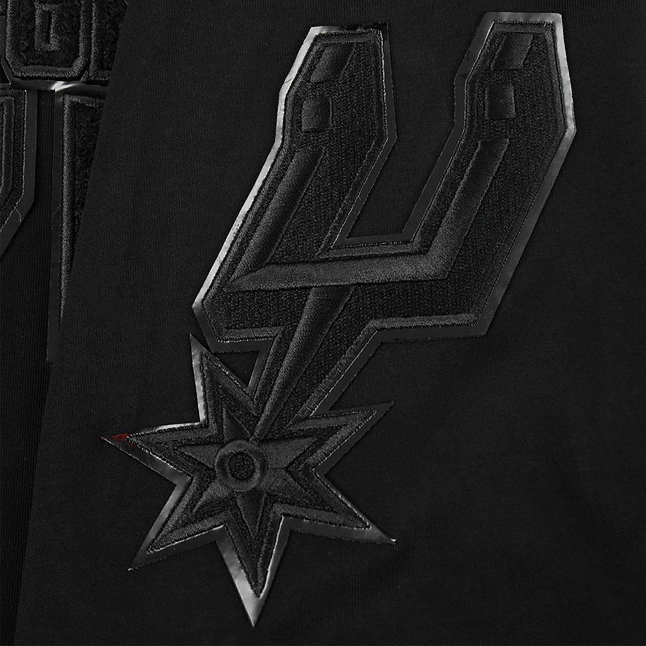 Pro Standard SPURS TRIPLE BLACK DK TEE Image 5 of 7. Tap to open photo gallery.
