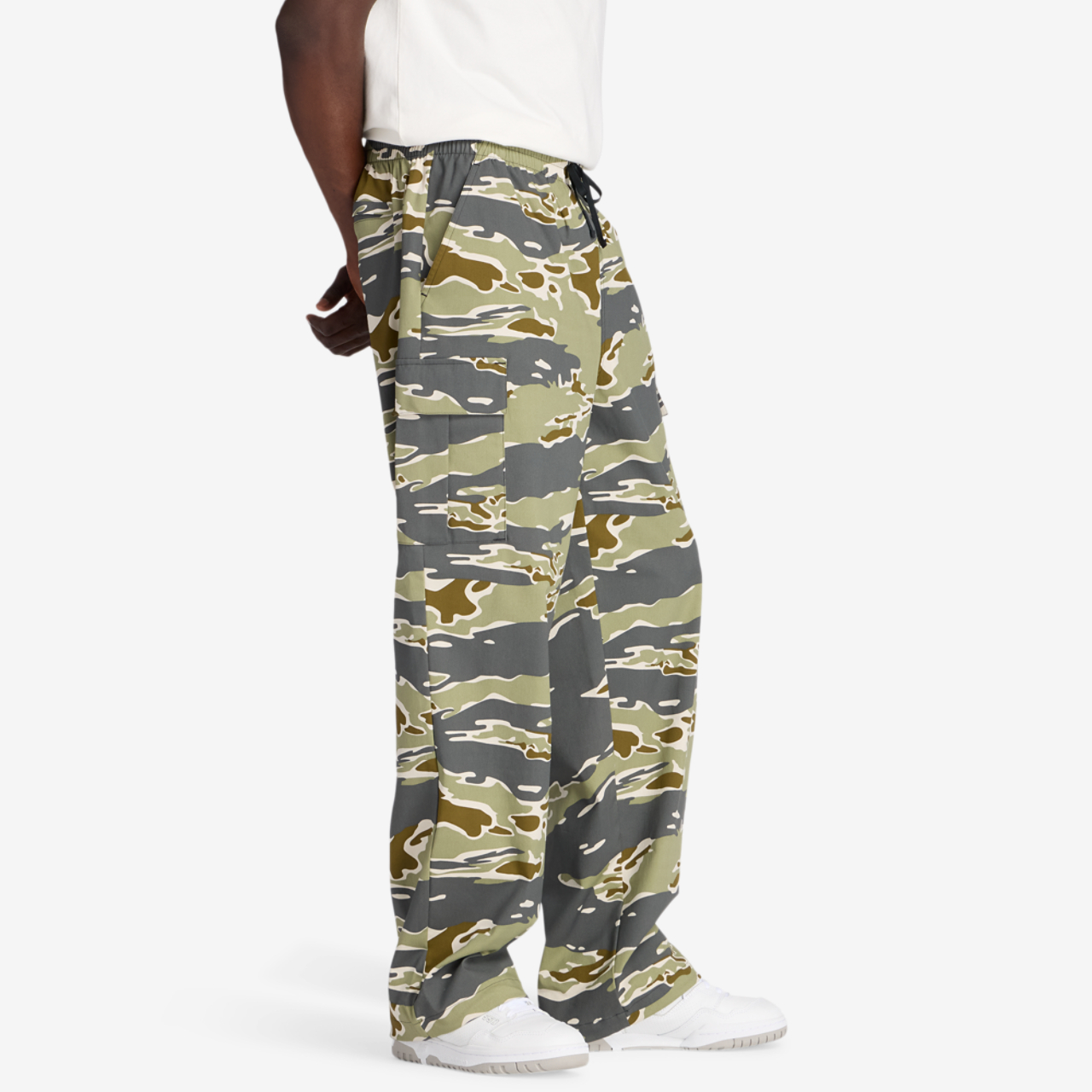 New Balance Cotton Twill Cargo Pants Image 3 of 7. Tap to open photo gallery.