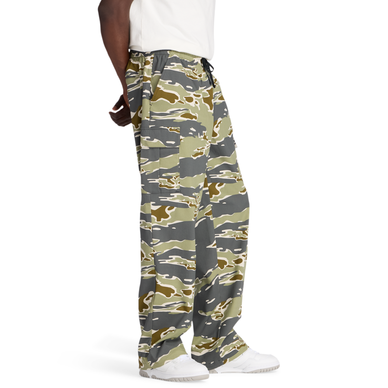 New Balance Cotton Twill Cargo Pants Image 3 of 7. Tap to open photo gallery.