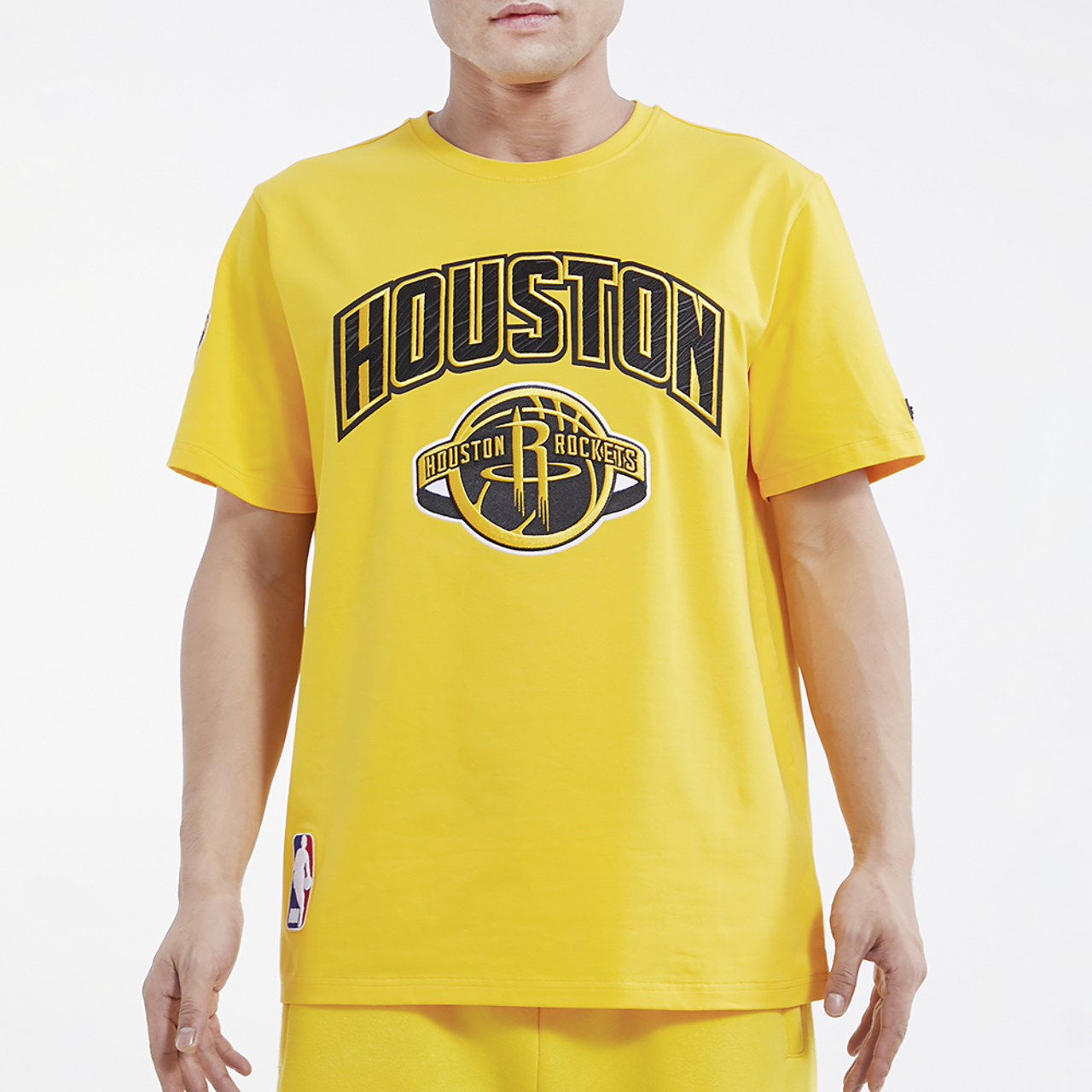 Pro Standard Rockets Tour Yellow SJ T-Shirt Image 1 of 4. Tap to open photo gallery.