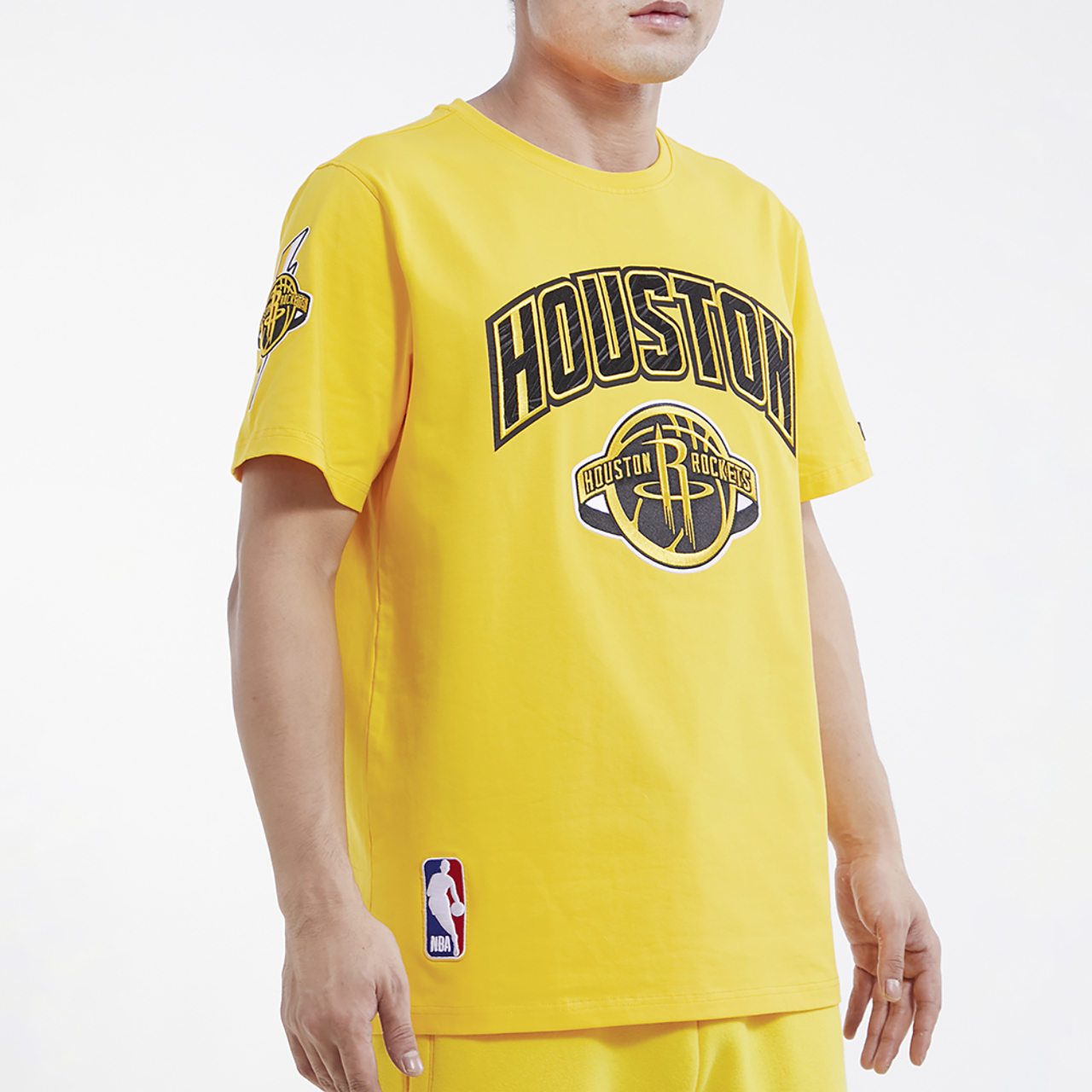 Pro Standard Rockets Tour Yellow SJ T-Shirt Image 3 of 4. Tap to open photo gallery.