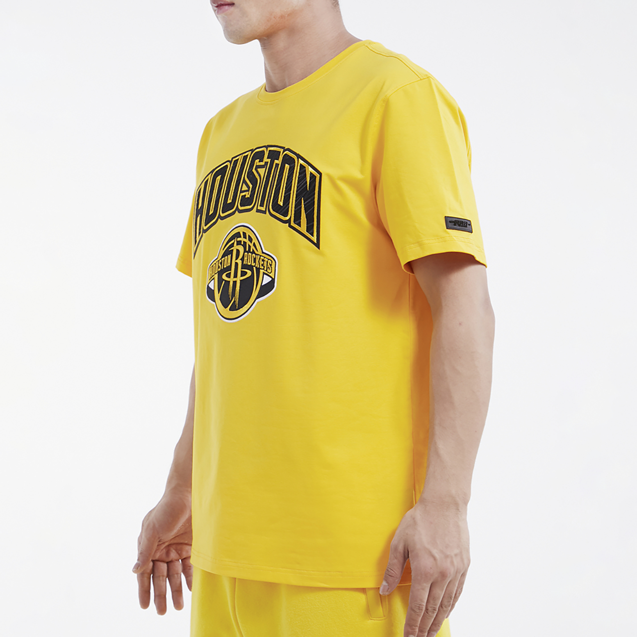 Pro Standard Rockets Tour Yellow SJ T-Shirt Image 4 of 4. Tap to open photo gallery.