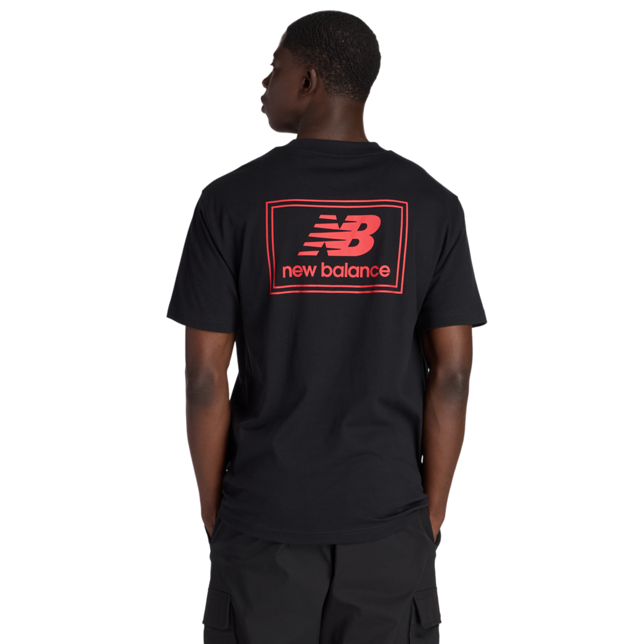 New Balance Woven Label T-Shirt Image 2 of 6. Tap to open photo gallery.