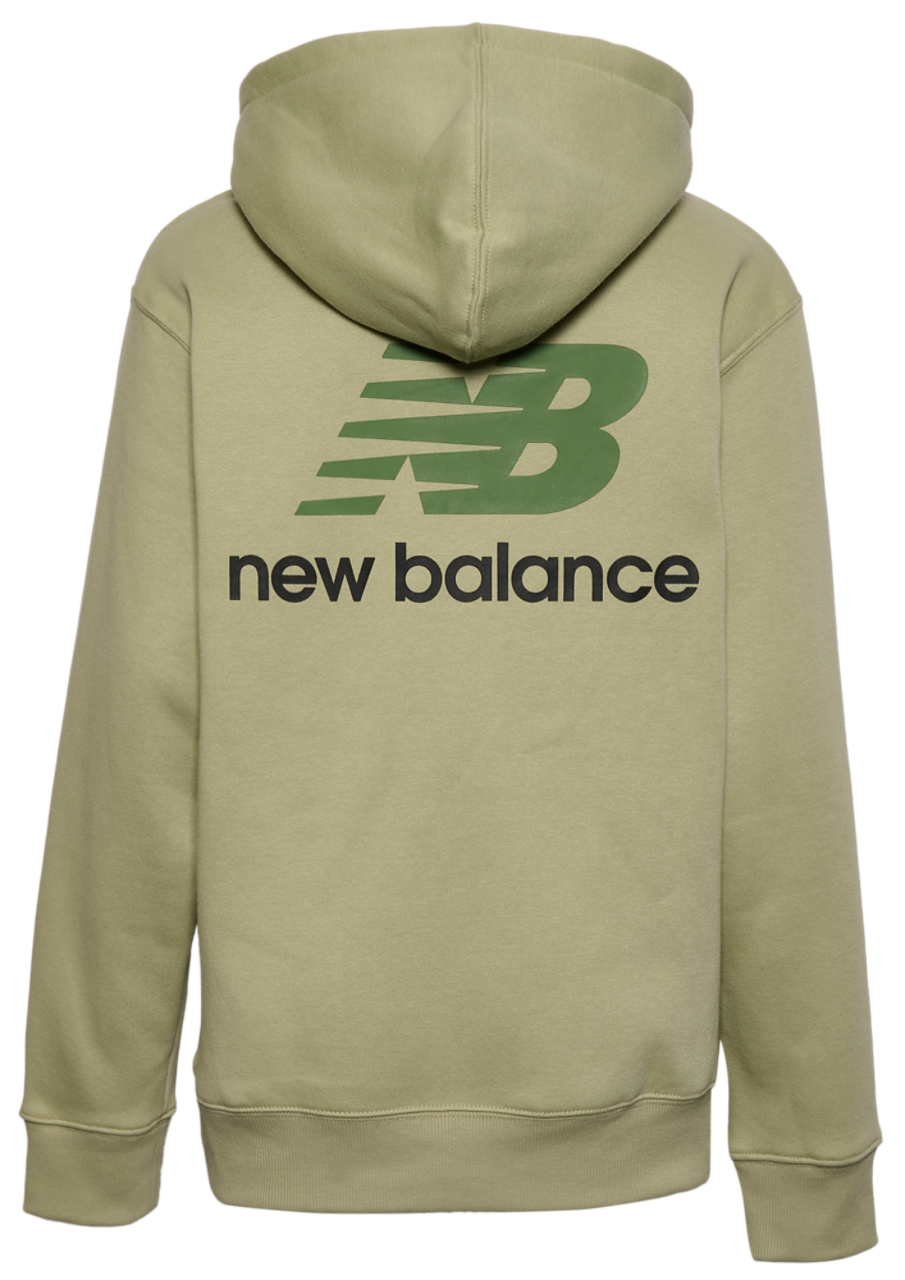 New Balance Center Hit Back Graphic Fleece Hoodie Image 2 of 2. Tap to open photo gallery.