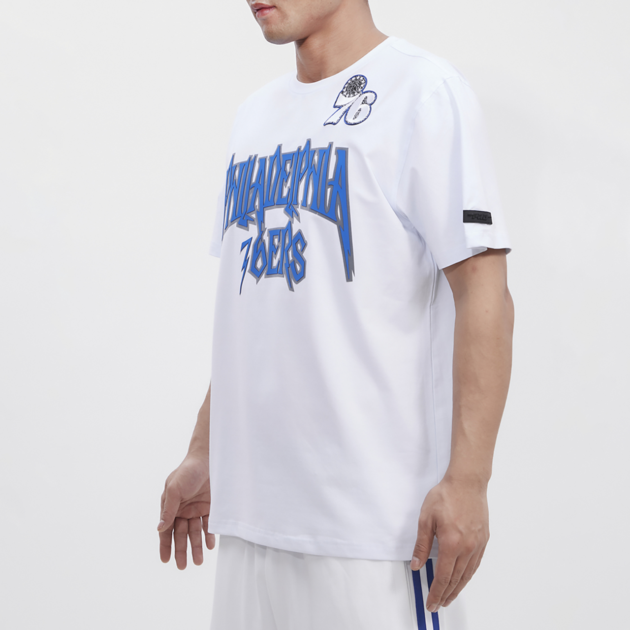 Pro Standard 76ers Cement SJ T-Shirt Image 4 of 4. Tap to open photo gallery.