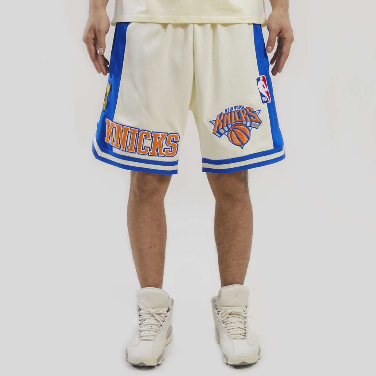 Pro Standard Knicks Champ 2.0 Shorts Image 1 of 4. Tap to open photo gallery.