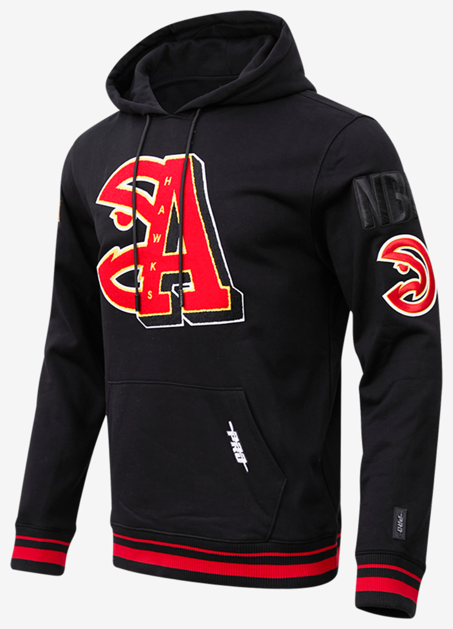 Pro Standard HAWKS MASH UP RIB FLC PO HOODIE Image 3 of 8. Tap to open photo gallery.