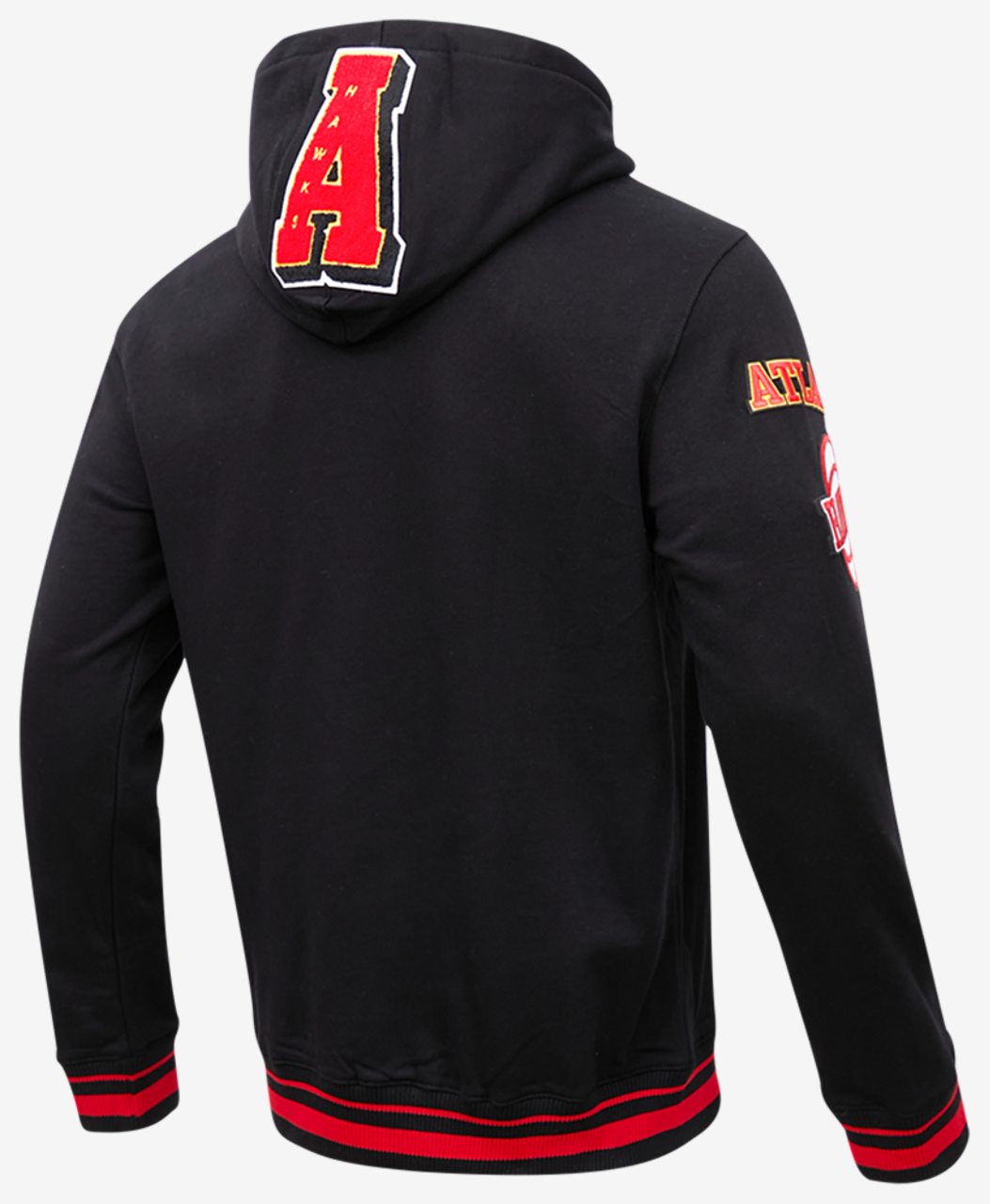 Pro Standard HAWKS MASH UP RIB FLC PO HOODIE Image 4 of 8. Tap to open photo gallery.