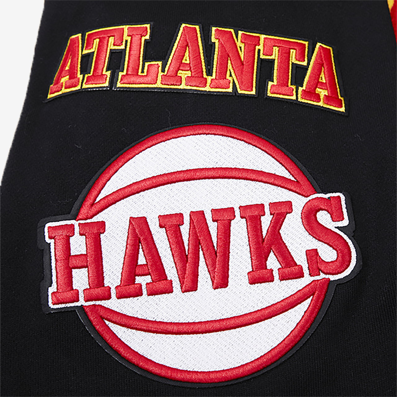 Pro Standard HAWKS MASH UP RIB FLC PO HOODIE Image 6 of 8. Tap to open photo gallery.