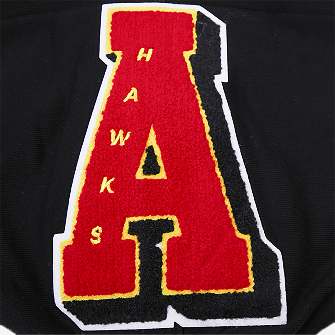 Pro Standard HAWKS MASH UP RIB FLC PO HOODIE Image 8 of 8. Tap to open photo gallery.