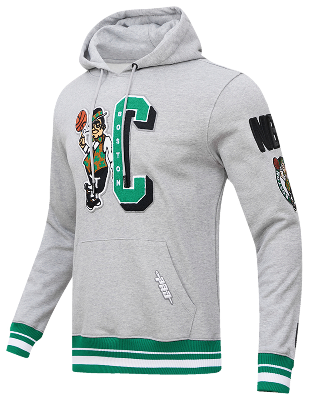 Pro Standard CELTICS MASH UP RIB FLC PO HOODIE Image 3 of 8. Tap to open photo gallery.