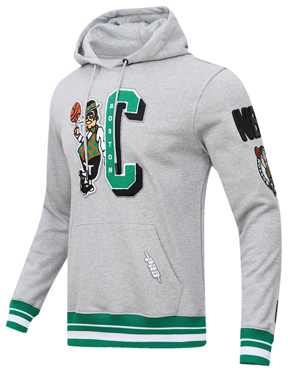 Pro Standard CELTICS MASH UP RIB FLC PO HOODIE Image 3 of 8. Tap to open photo gallery.