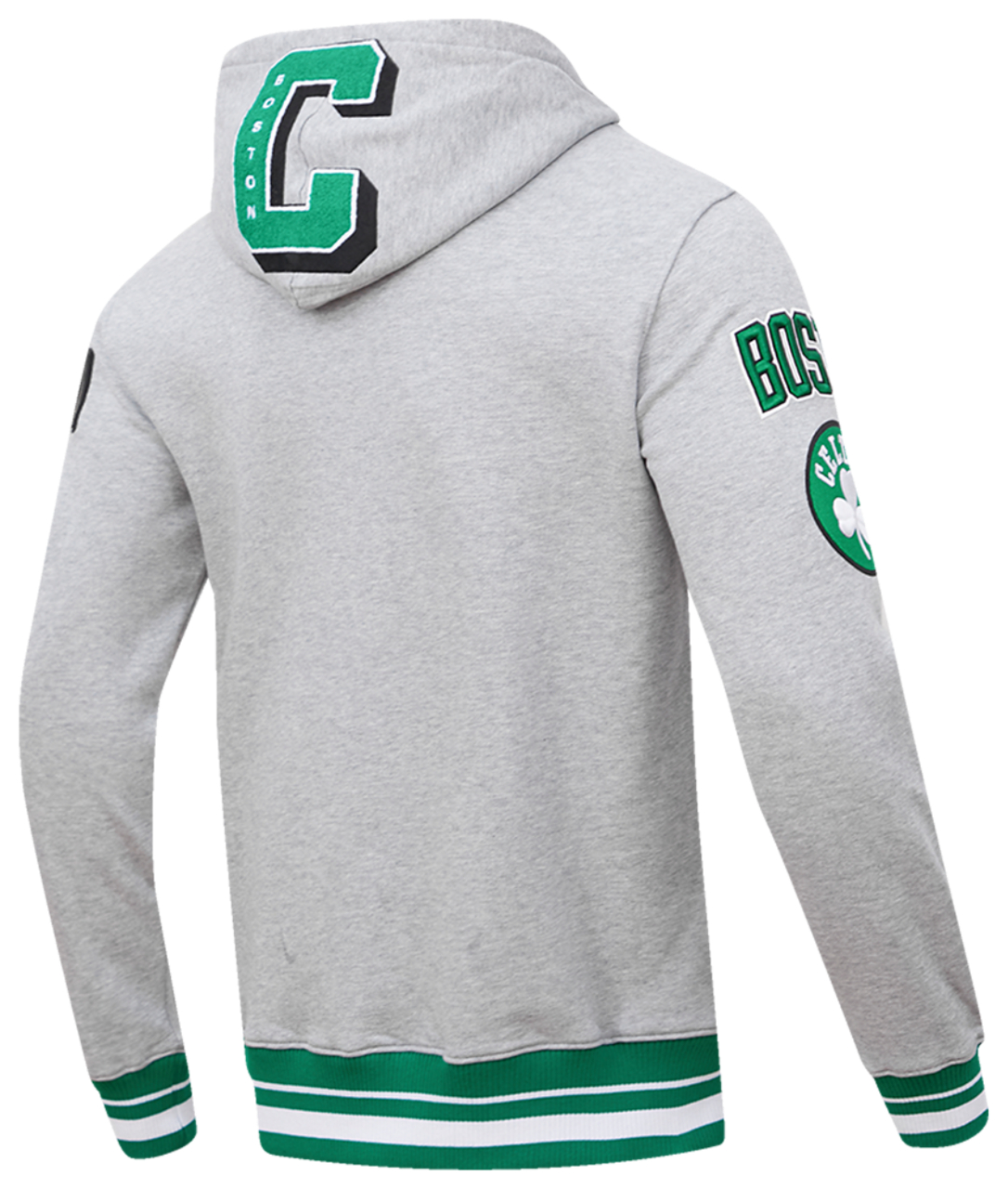 Pro Standard CELTICS MASH UP RIB FLC PO HOODIE Image 4 of 8. Tap to open photo gallery.