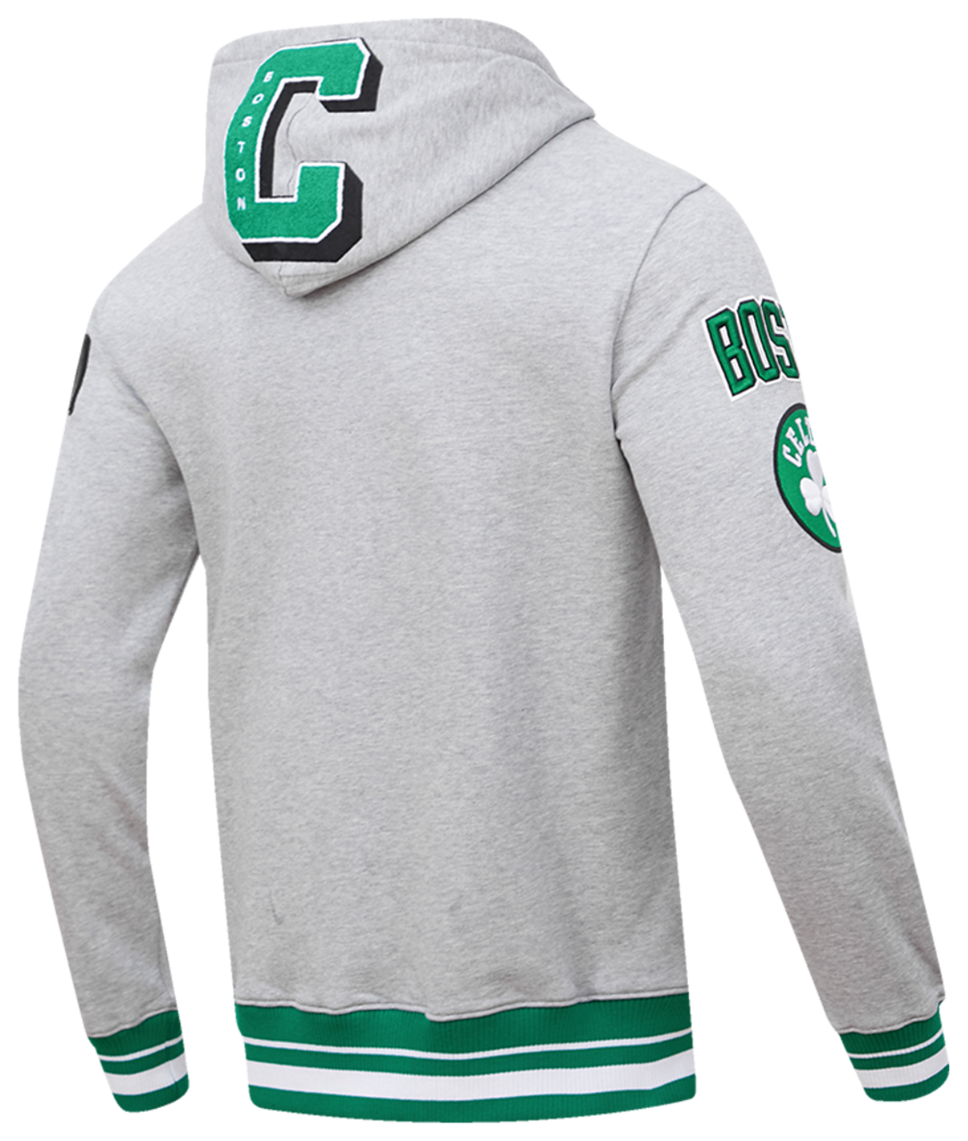 Pro Standard CELTICS MASH UP RIB FLC PO HOODIE Image 4 of 8. Tap to open photo gallery.