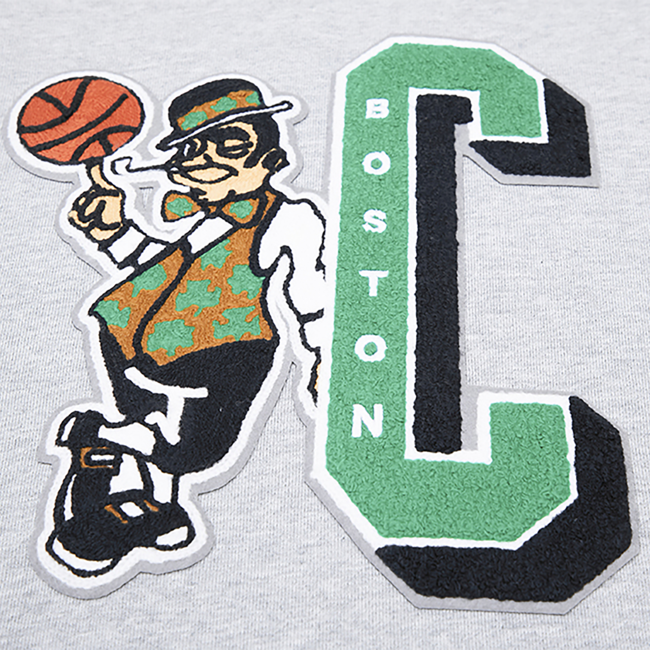 Pro Standard CELTICS MASH UP RIB FLC PO HOODIE Image 5 of 8. Tap to open photo gallery.